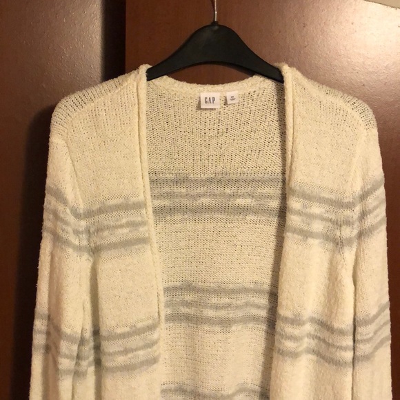 GAP Stripe Open-front Cardigan Sweater - Picture 2 of 6